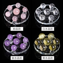 Yaocan citrine Seven star array White crystal crafts Pink crystal ball Feng Shui Amethyst mascot