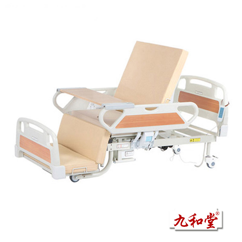 送U型枕★达尔梦达ZB-4B电动护理坐便病床 家用电动侧翻床kb