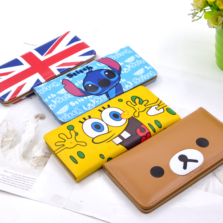 My Neighbor Totoro Mizi Flag Girl Multifunctional Cartoon Student Girl Ultra-thin Multi-card Long Wallet Card Holder