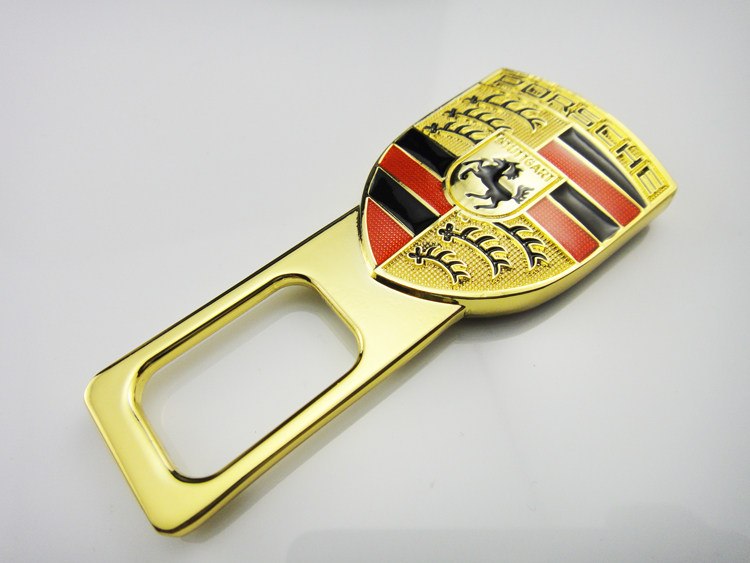 保时捷卡宴 911 Macan 汽车带钻安全带卡夹保险带插销 插片 卡扣