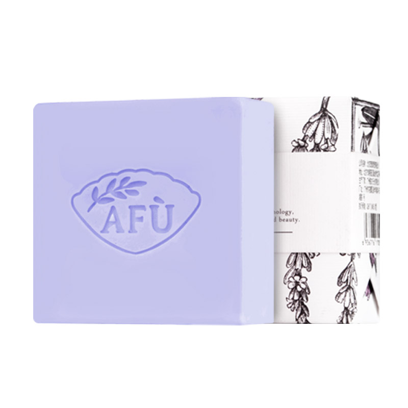 AFU阿芙薰衣草精油皂正品 手工皂洗脸去黑头痘痘肌 控油补水洁面