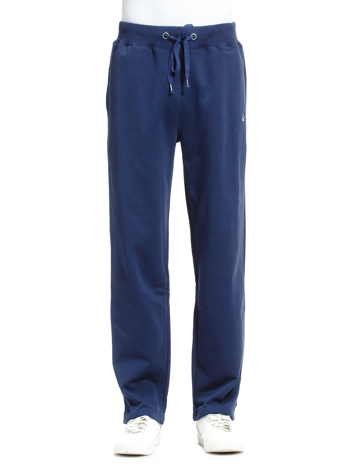 ROYAL VELVET|藏蓝色经典休闲抽绳男款长裤