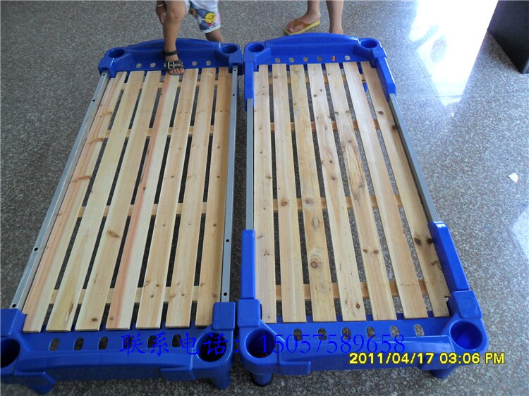 Kindergarten bed Special bed for kindergarten Children's plastic bed Children's bed Children's solid wood bed Children's single bed