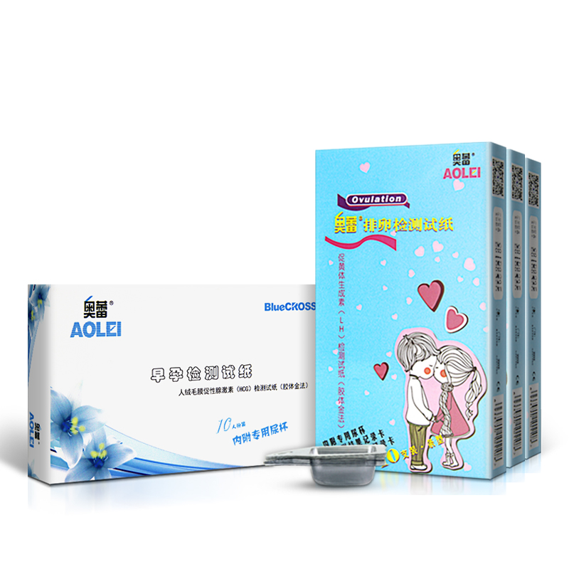 奥蕾 排卵试纸30条+10条早早孕验孕试纸验孕棒检测排卵期二胎备Z