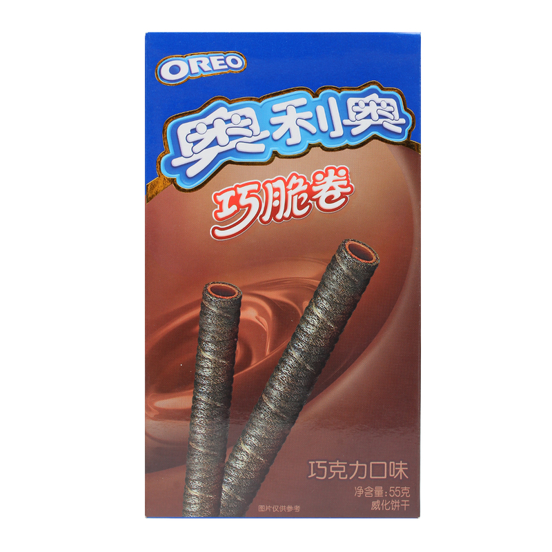 【天猫超市】亿滋  奥利奥巧脆卷巧克力夹心威化饼干55g 威化饼干