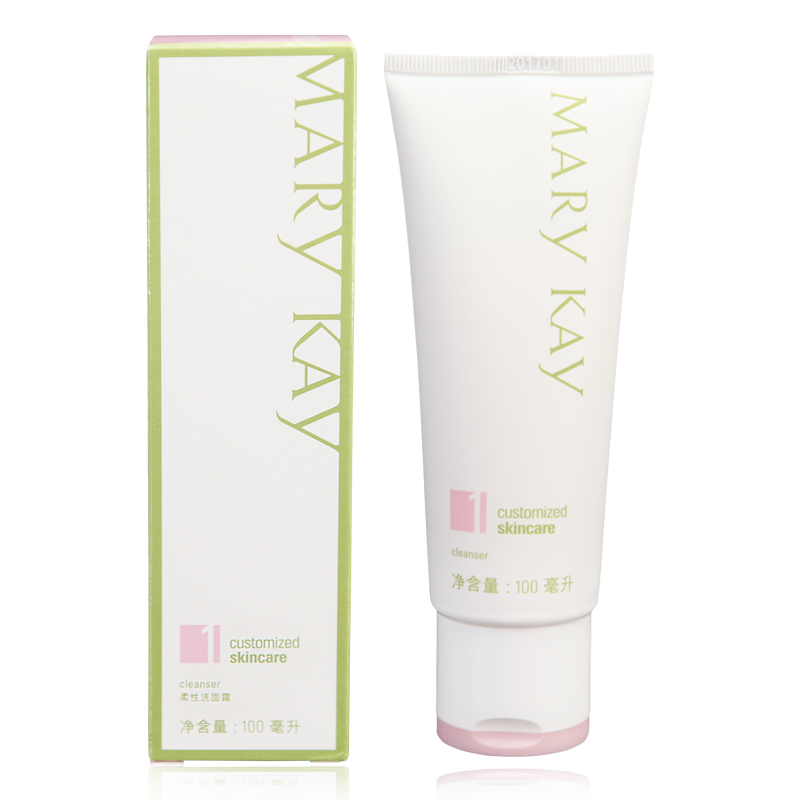 玫琳凯1号洗面奶 柔性洗面霜100ml 洁面乳补水玫琳凯化妆品