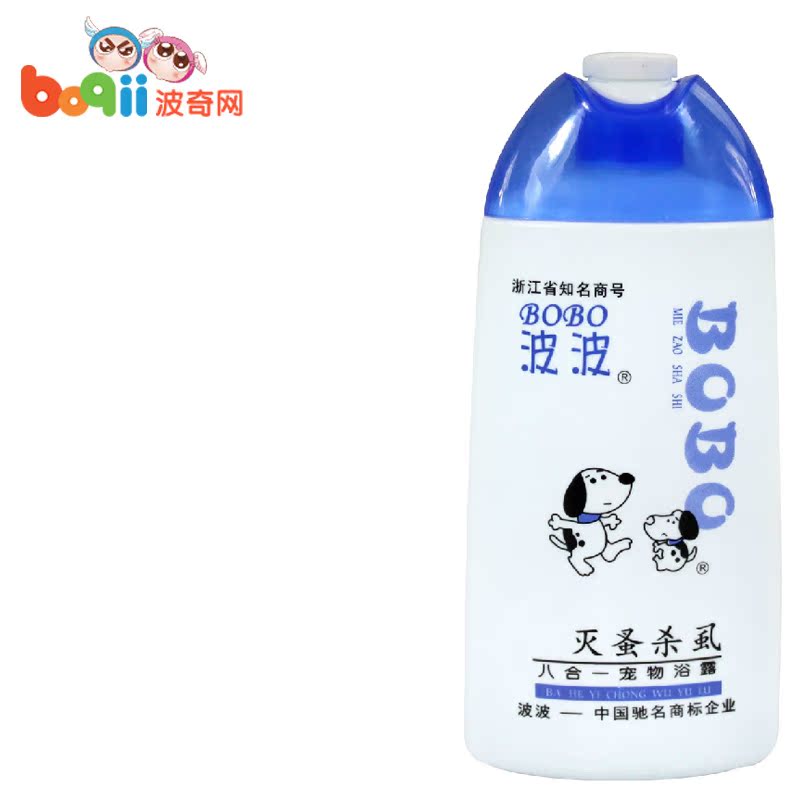 波奇网 波波沐浴露灭蚤杀虱400ml狗狗洗毛精沐浴露泰迪狗香波
