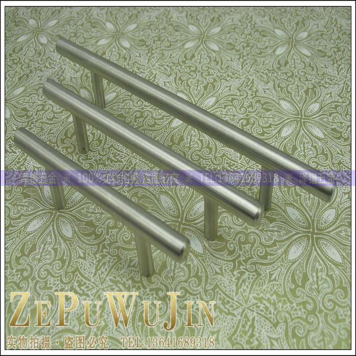 Solid stainless steel handle overall Cabinet handle furniture wardrobe door handle drawer 10X300X192 hole