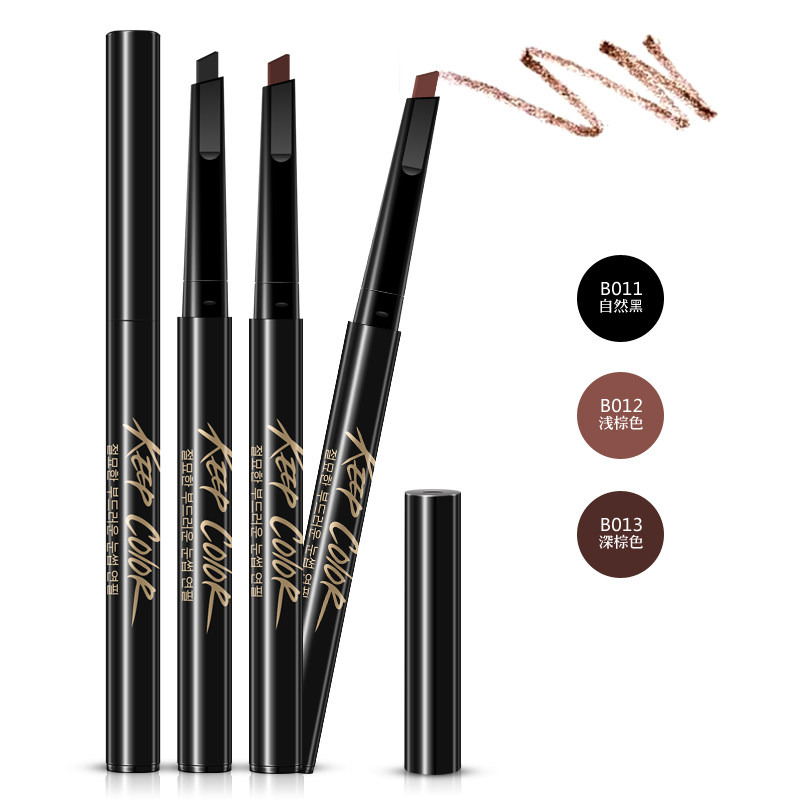 韩婵丝柔精致眉笔防水防汗持久不晕染眉笔初学者画眉一字眉不脱妆