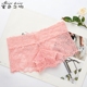 Mua 3 tặng 1 Trace mùa hè mặc ren ren Quần lót bốn điểm nữ gợi cảm quần cotton rỗng an toàn eo thấp - Giống cái quần lót cho người béo Giống cái