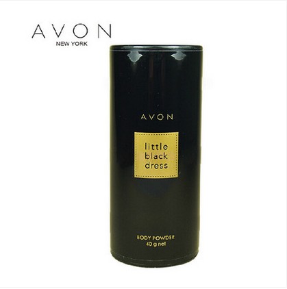 包邮 Avon/雅芳 小黑裙爽身香粉40g 止汗爽身粉 细腻粉质淡雅香气