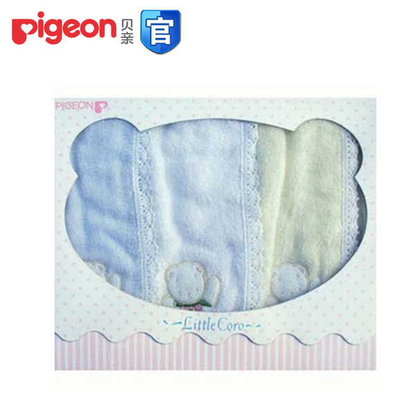 包邮 贝亲婴儿毛巾 宝宝纱布巾方巾 新生儿小手帕 3条 LA11