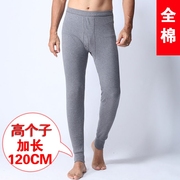 Tall mens mùa thu quần bông duy nhất mảnh lỏng mỏng bông trẻ eo cao ấm quần đáy cộng với phiên bản.