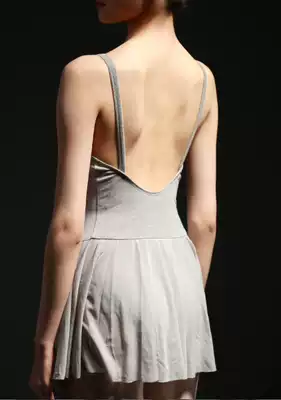 Xiu Meng Ballet sling big back adult ballet short dress dance practice gymnastics uniform spring art test