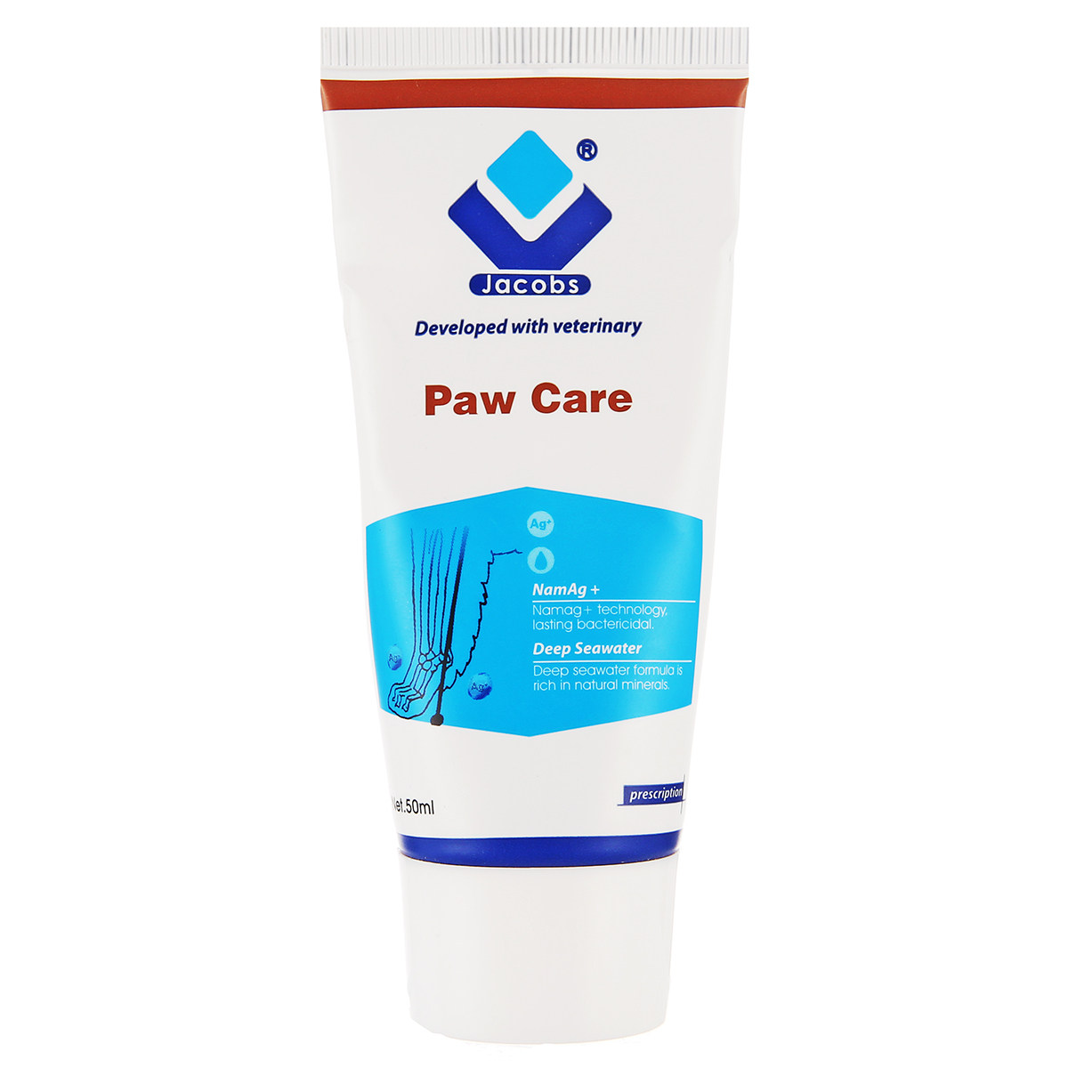 波奇网 宠物用品雅各仕天然植物配方足部护理软膏50ml保湿滋润