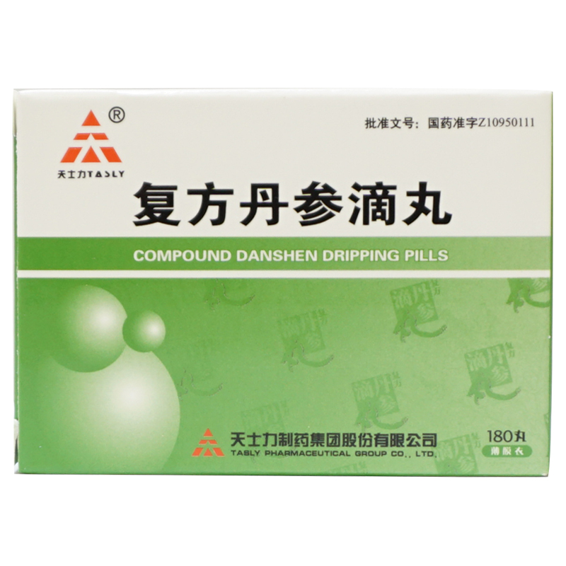 TASLY/天士力 复方丹参滴丸 27mg*180丸*1瓶/盒