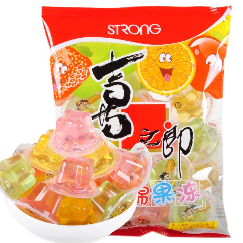 【天猫超市】喜之郎什锦果汁果冻360g/袋休闲零食小吃