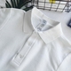 Nhật Bản nhỏ tươi màu đơn giản áo sơ mi ngắn tay polo nam cotton thương hiệu mùa hè thanh niên sinh viên áo thun áo thun cotton nam Polo