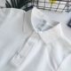 Nhật Bản nhỏ tươi màu đơn giản áo sơ mi ngắn tay polo nam cotton thương hiệu mùa hè thanh niên sinh viên áo thun