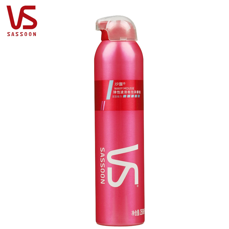 VS沙宣摩丝弹性波浪卷泡沫250ml 定型头发护理 多省包邮
