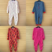 Trẻ em mặc quần áo trẻ em 3 - 7 tuổi Quần áo trẻ em kéo chải romper kích thước lớn đồ ngủ mỏng đồ ngủ nhà quần áo