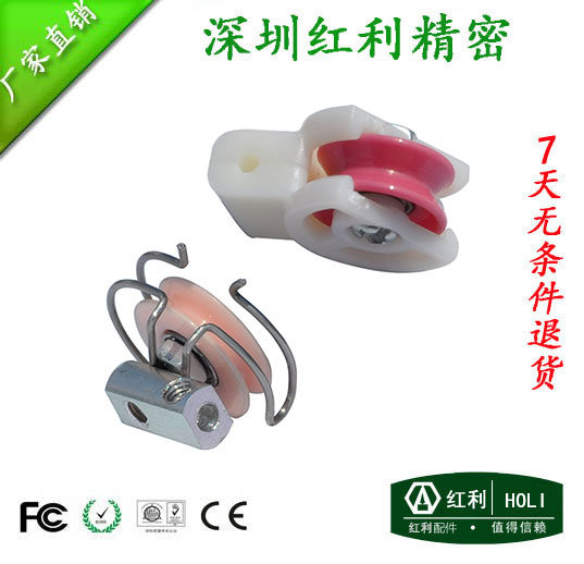 The MTCM head guide tension pole crosses the line wheel