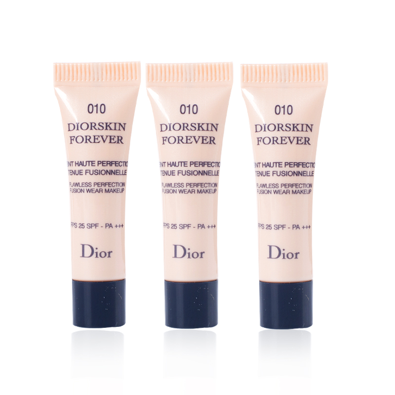 Dior/迪奥 克丽斯汀迪奥凝脂恒久粉底液 3ml*3个 小样 遮瑕 保湿