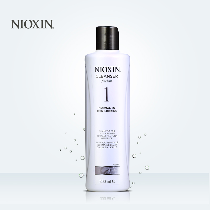 NIOXIN1号活力清爽洗发露生发增发密发防脂溢性脱发洗发水300ml