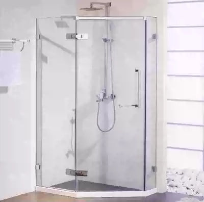 Ruigo BESTKO 304 pure stainless steel shower room E004 diamond type 135 degree 8-piece set (without glass