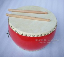 Double-sided cowhide drum adult majestic drum national musical instrument gong and drum