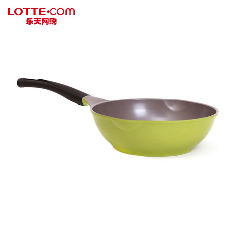 乐天网购CHEF TOPF陶瓷涂层无油烟不沾锅炒锅26cm韩国正品直邮