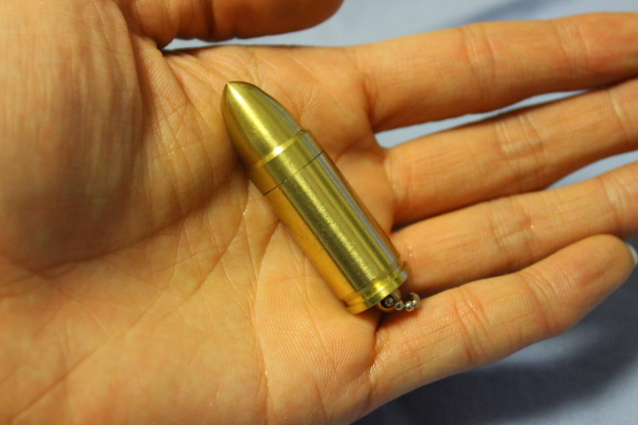 Pure copper lighter kerosene old-fashioned bullet shell casing lighter creative mini high-end key chain trench machine