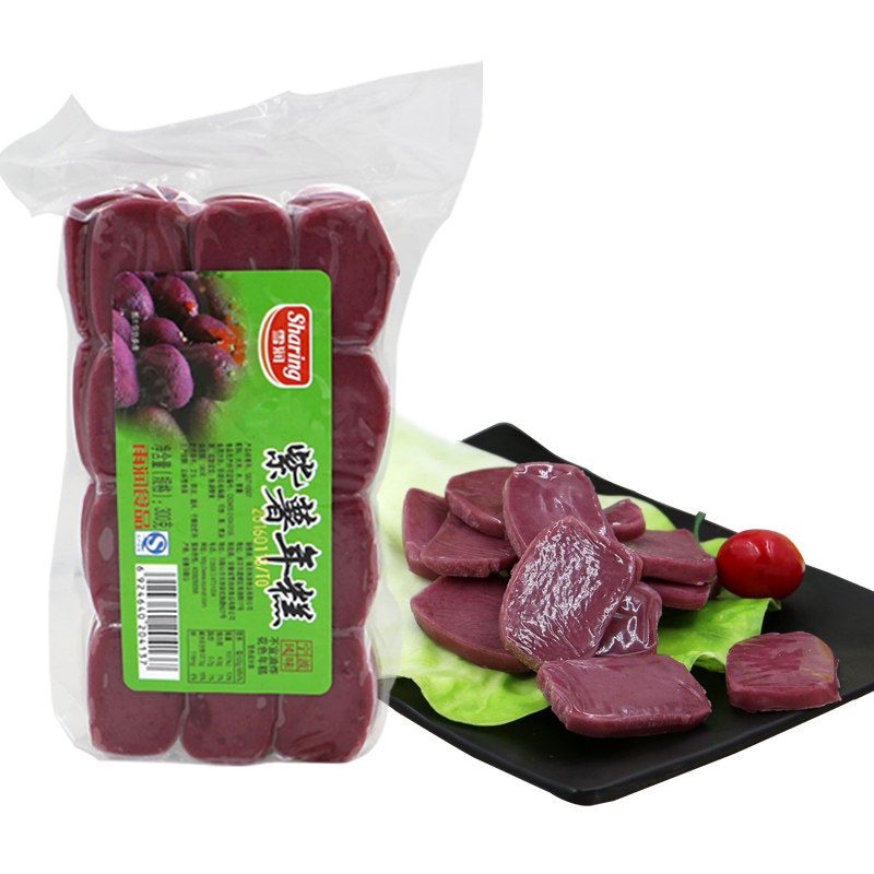【天猫超市】 雨润  雪润 紫薯年糕 300g   宁波风味 花色年糕