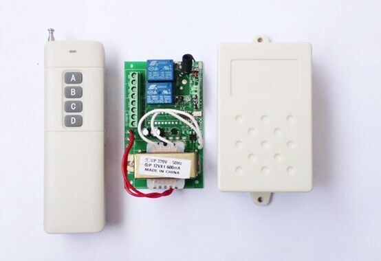 Water pump remote control switch 1000 m wireless remote control Point self - lock interlock adjustable