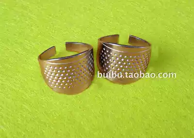 Silver thimble ring metal thimble hoop ring thimble hand embroidered DIY patchwork accessories tool