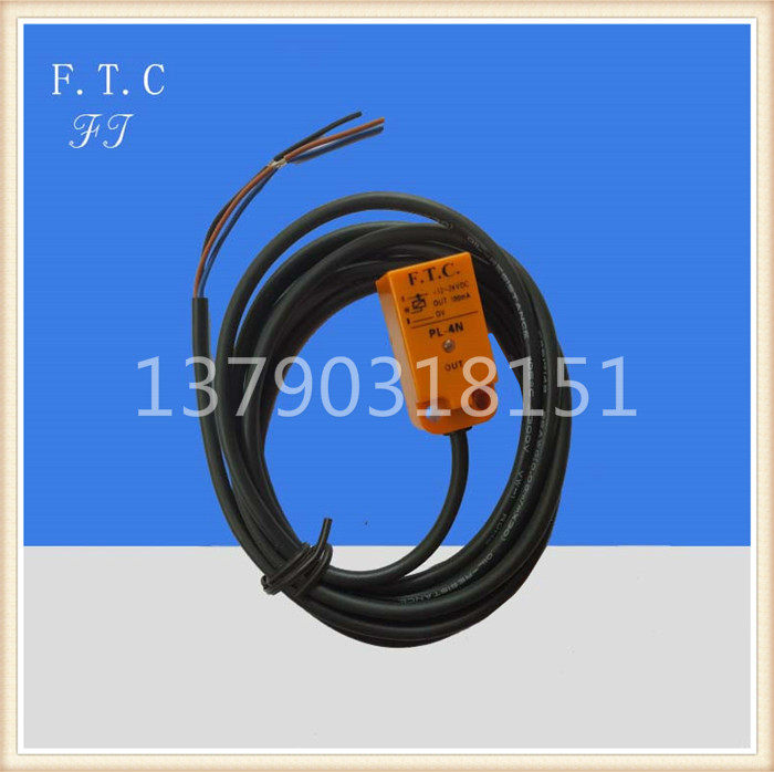 FTC Taiwan Foto PL-4N square proximity switch three-wire DC NPN normally open Inductive proximity switch