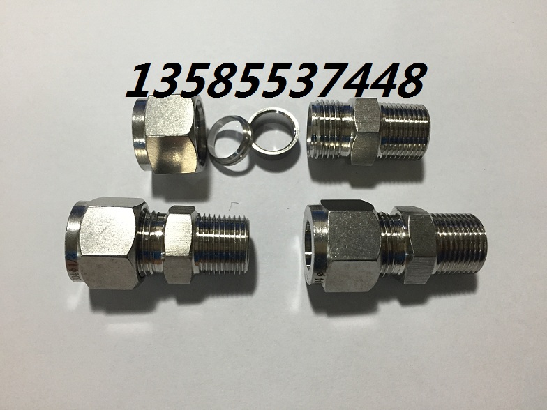 304 stainless steel cutting sleeve external wire joint stainless steel quick joint ZG1 2-15 1618 1618 22 22 25MM