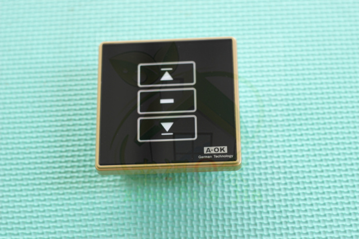 Electric Curtain Touch Single Road Touch Switch Panel Controller Wireless Remote Control Motor Receiver AC229