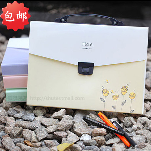 A4 thickened hand multilayer organist bag hand carrying student paper homework information folder classification rolls sub cashier bag-Taobao