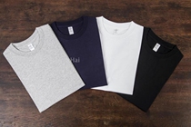 Vintage-American Vintage Vintage Seamless cylinder LOOPWHEELER Base shirt Heavy cotton short-sleeved T-shirt