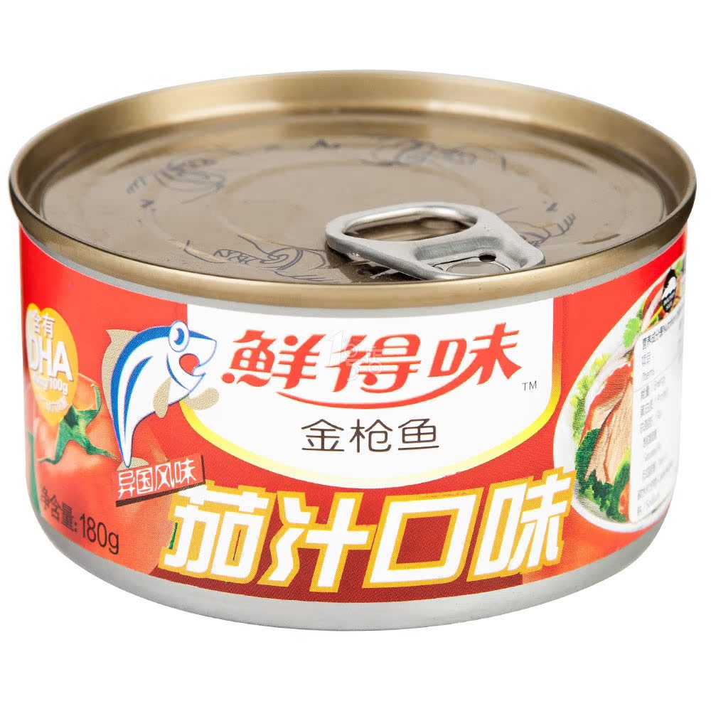 鲜得味 茄汁口味金枪鱼 180g