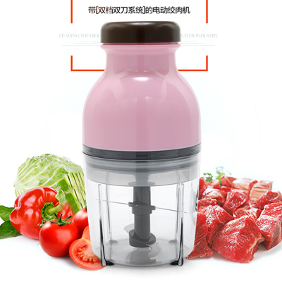 Small Meat Grinder Cooking Machine Home Kitchen Multifunctional Baby Food Mixer Mini Electric Stuffing Machine