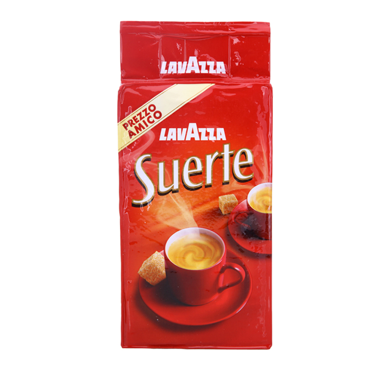 意大利原装进口 LAVAZZA Suerte拉瓦萨 意式浓缩 咖啡粉 250g