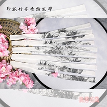 Wan show-hair band Hanfu original ancient style headgear Tang wind head rope Chinese style hair accessories bamboo ink