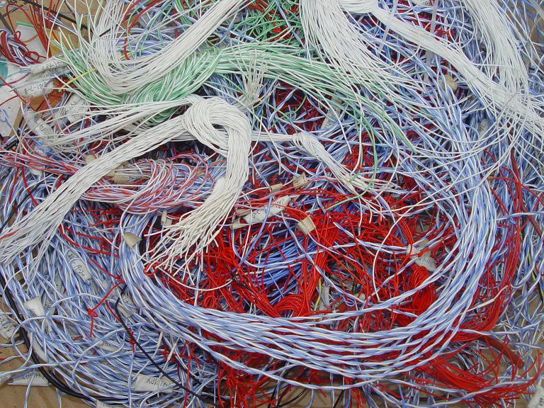 Teflon silver plated wire high temperature line (mixed)