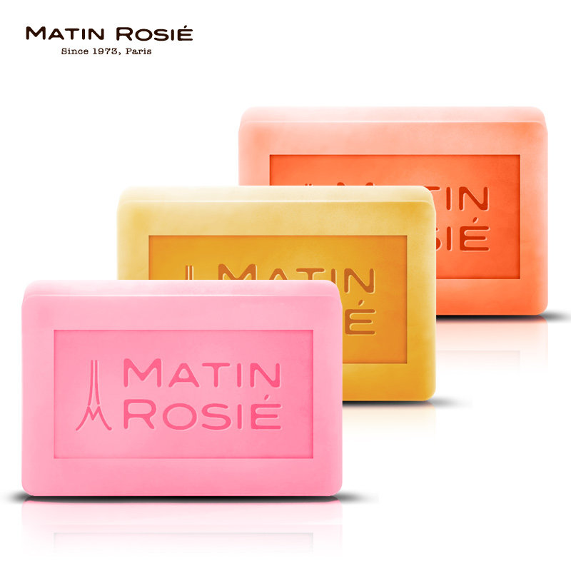 法国进口玫瑰手工皂蜂蜜木瓜精油皂香皂 莹润丰盈