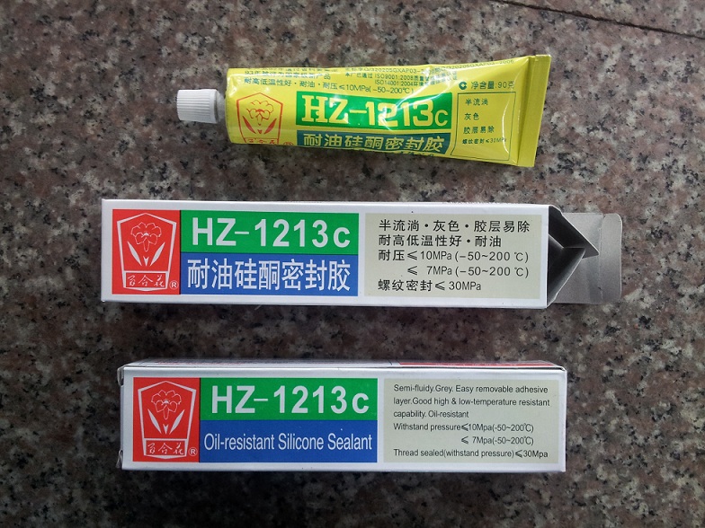 HZ-1213C 90g oil resistant silicone sealant cylinder sealant Lily