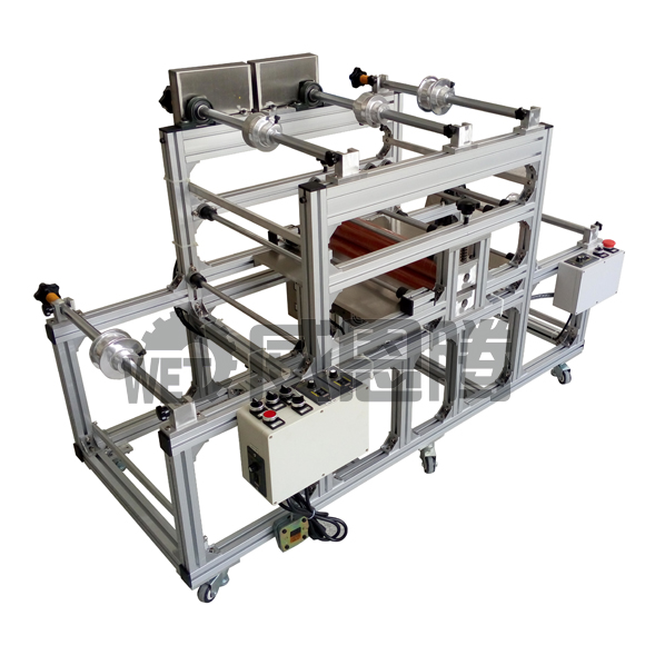 Automatic rewinding and laminating machine Roll-to-roll laminating machine Automatic waste collecting and laminating machine