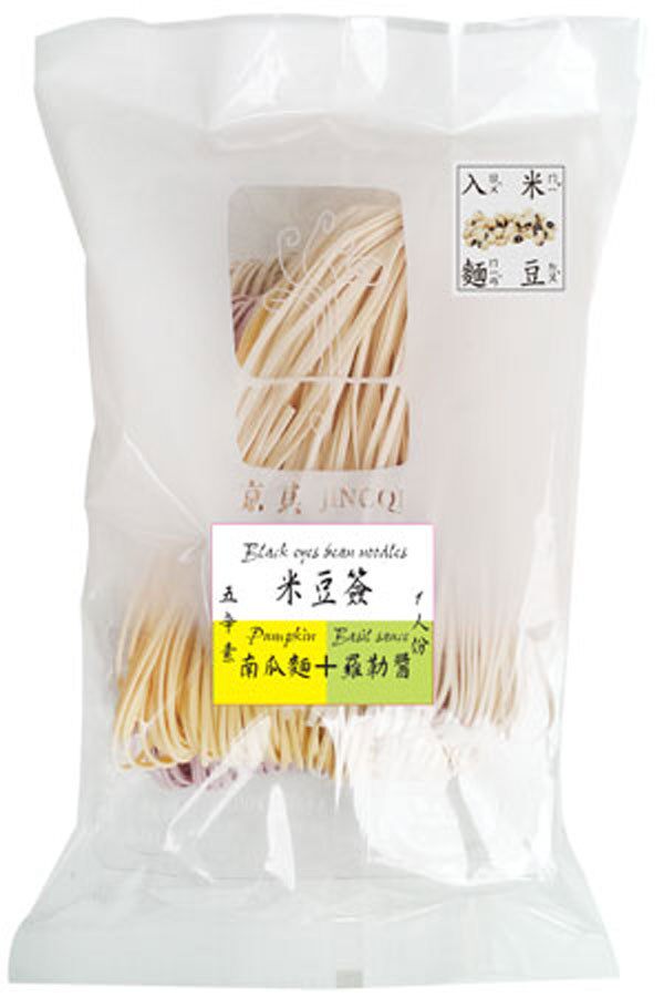 【京选良品】日晒米豆签-南瓜面+罗勒酱台湾官网直邮进口
