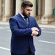 Men's large size plaid suit plus fat plus size coat young fat men's casual single suit special men's clothing